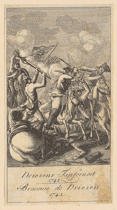 Sheet 2 of the "Brandenburg War Scenes" by Daniel Nikolaus Chodowiecki