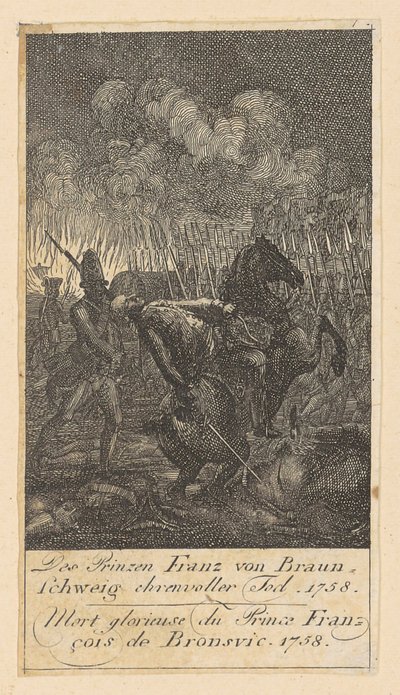Plate 7 of the Brandenburg War Scenes by Daniel Nikolaus Chodowiecki