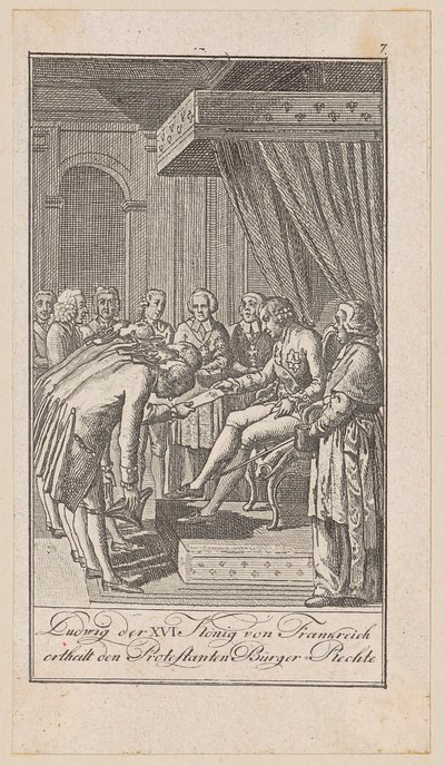 Sheet 7 from "Depictions from Modern History" by Daniel Nikolaus Chodowiecki