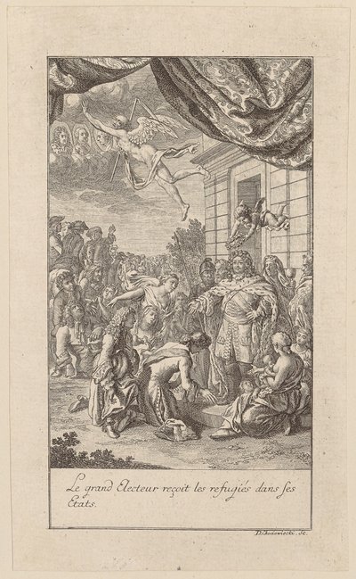 Page from the "Memoirs [...] of the Refugees", First Volume by Daniel Nikolaus Chodowiecki