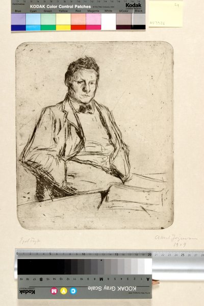 The Young Man with the Silhouette by Daniel Nikolaus Chodowiecki