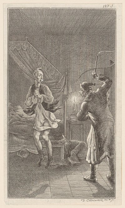 Her Fourth Husband by Daniel Nikolaus Chodowiecki