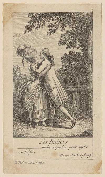 The Kisses by Daniel Nikolaus Chodowiecki