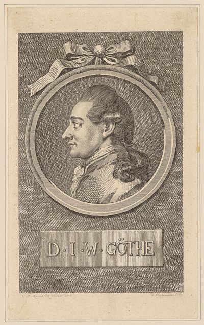 Portrait of Johann Wolfgang Goethe by Daniel Nikolaus Chodowiecki