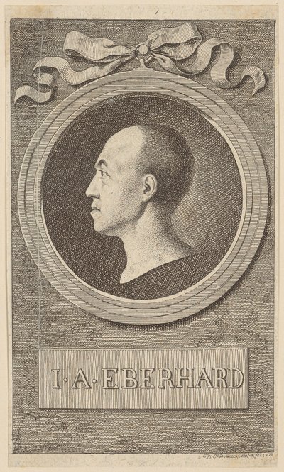 Portrait of Prof. J. A. Eberhard by Daniel Nikolaus Chodowiecki