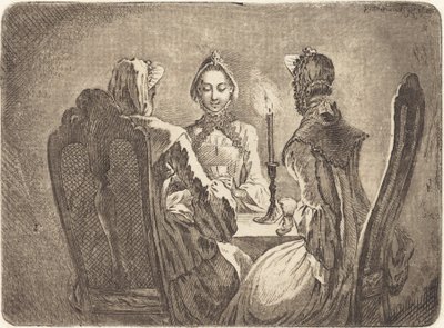 The Card Game by Daniel Nikolaus Chodowiecki