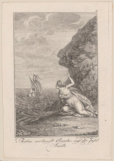 Theseus Leaving Ariadne on the Island of Naxos, Sheet 4 to Becker