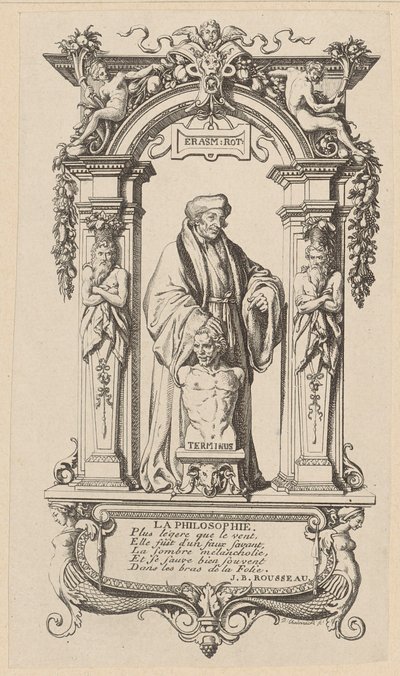 Title Copperplate for Erasmus