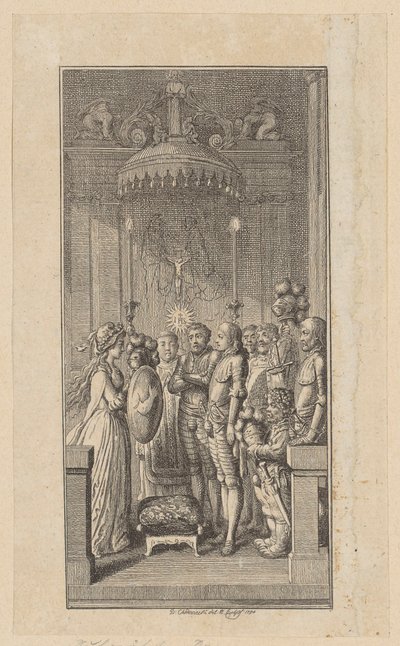 Title Copperplate for the Chivalric Novel 