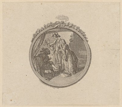 Title Vignette for the Chivalric Romance “Palmerin von Oliva” by Daniel Nikolaus Chodowiecki