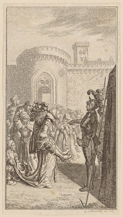 Women of Weinsberg, Plate 6 from the first edition of "Poems by Gottfried August Bürger" by Daniel Nikolaus Chodowiecki