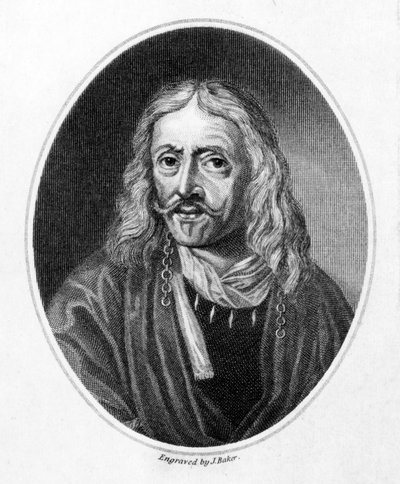 Johannes Hevelius, engraved by J. Baker by Daniel the Younger Schultz