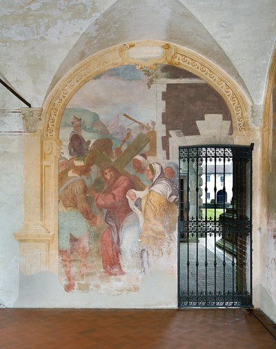 Jesus with the Cross to Calvary and the Meeting with the Holy Women by Daniele Crespi