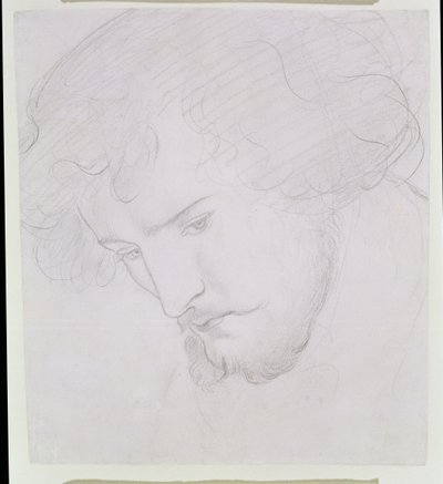 The Seed of David - Study for David by Dante Gabriel Charles Rossetti