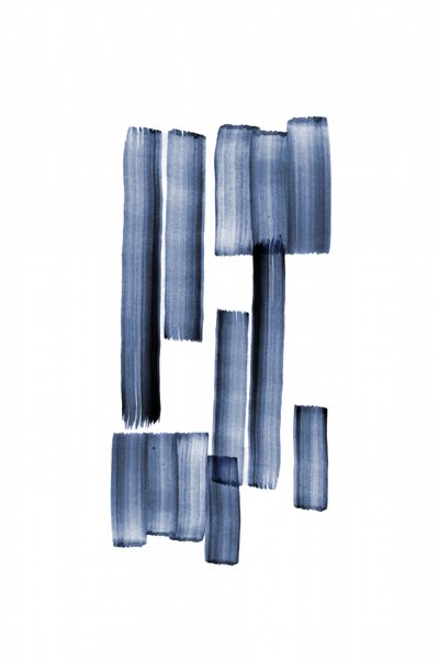 Indigo Brushstrokes by Danushka Abeygoda