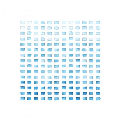 Soft Blue Grid Pattern by Danushka Abeygoda