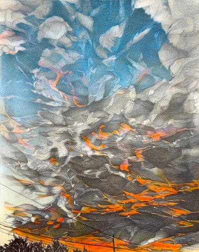 Fire in the Sky, 2023 by Darrell Windjack