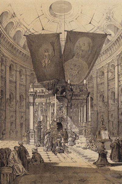 Shrine of the Holy Sepulchre by David (after) Roberts