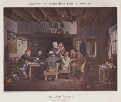 The Card Players by David (after) Wilkie
