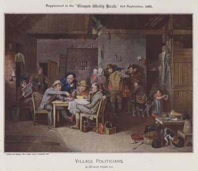 Village Politicians by David (after) Wilkie