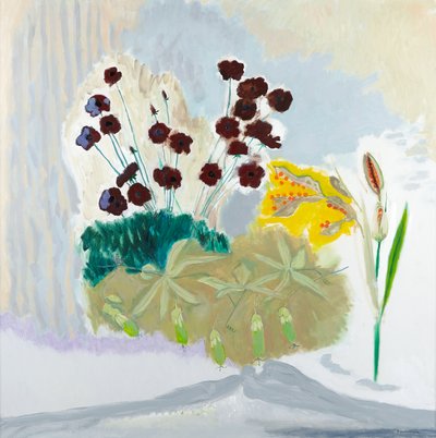 Seedpods and Cosmos by David Alan Redpath Michie