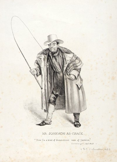 Mr. Johnson as Crack by David Claypoole Johnston