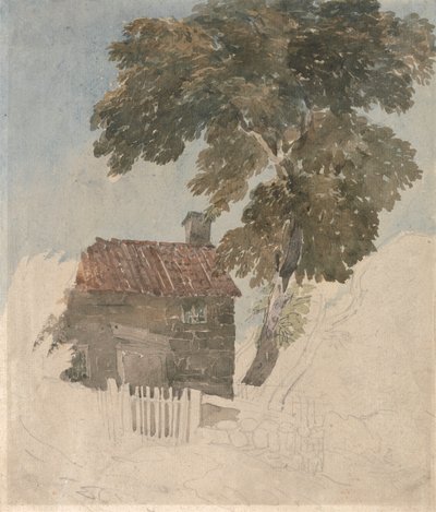 Cottage and Trees by David Cox