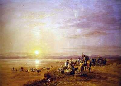 Crossing the Sands by David Cox