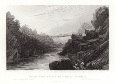 Grass Rope Bridge by David Cox