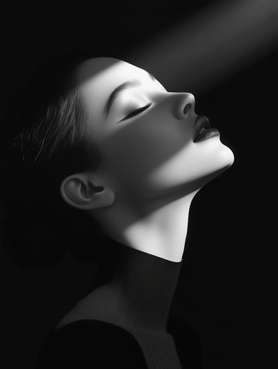 Elegant Upward Gaze by David Drake