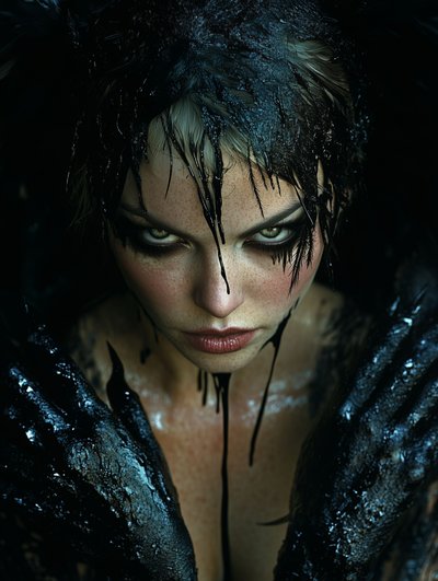 Intense Dark Queen by David Drake