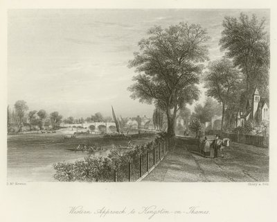 Western Approach to Kingston-on-Thames by David Hall McKewan