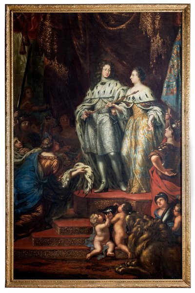 Allegory of King Charles XI Receiving the Government from His Mother Hedvig Eleonora by David Klöcker Ehrenstrahl