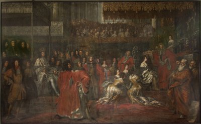 Coronation of Queen Ulrika Eleonora the Elder (1656-1693) by David Klöcker Ehrenstrahl