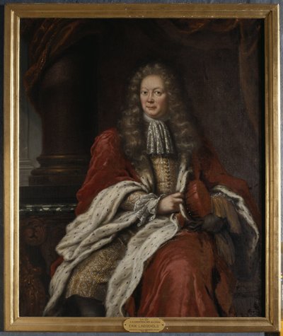 Erik Lindsköld, 1634-1690 by David Klöcker Ehrenstrahl