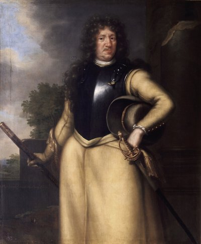 Standing Man Wearing a Breastplate by David Klöcker Ehrenstrahl