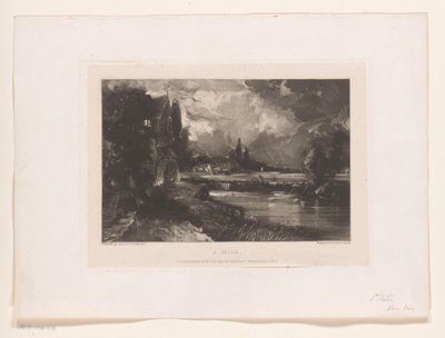 Landscape with a Watermill by David Lucas
