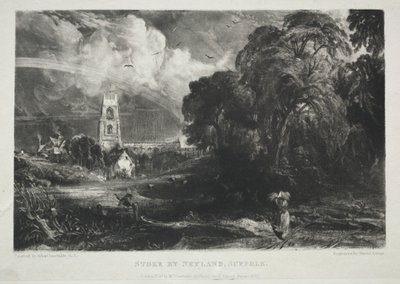 Various Subjects of Landscape, Characteristic of English Scenery from Pictures Painted by John Constable, R.A.: Stoke by Neyland, Suffolk by David Lucas