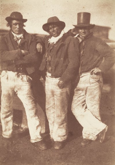 Alexander Rutherford, William Ramsay and John Linton, 1843-1847 by David Octavius Hill