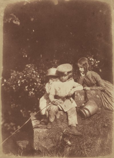 At the Minnow Pool, 1843-1847 by David Octavius Hill
