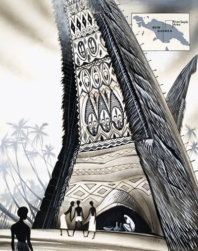 Primitive Homes: The Tamberan Houses of New Guinea by David Pratt