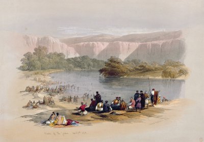 Banks of the Jordan, April 2nd 1839, plate 48 from Volume II of 