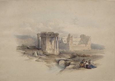 Circular Temple at Baalbec by David Roberts