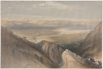 Descent from the Valley of the Jordan by David Roberts