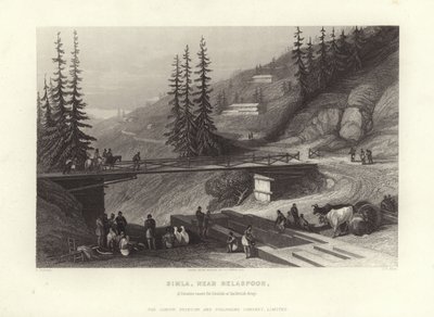 Simla, near Belaspoor by David Roberts