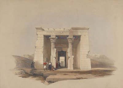 Temple of Dendur, Nubia by David Roberts