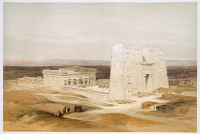 Temple of Edfu, ancient Apollinopolis, Upper Egypt, 19th century by David Roberts