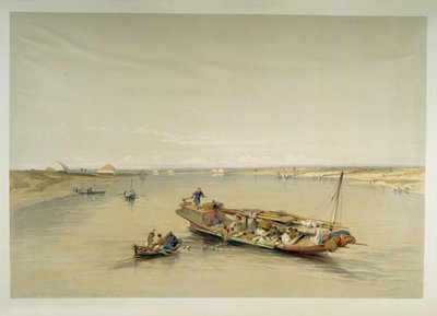The Nile Between Basra and Dendera by David Roberts