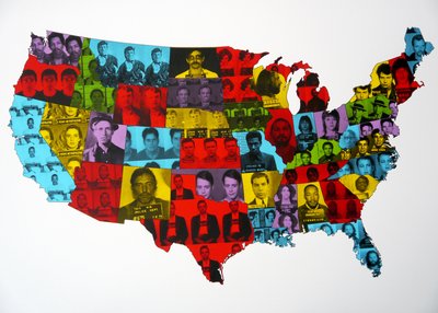 Celebrity Arrest Map by David Studwell