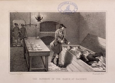 Scene of the Robbery of a Baker at Hackney, London, c. 1730 by Dean and Co